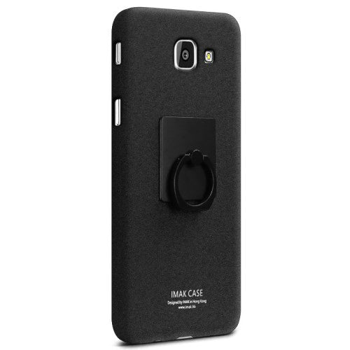 IMAK Hard Case für Samsung Galaxy A5 A520 (2017) Matt Ring Kickstand
