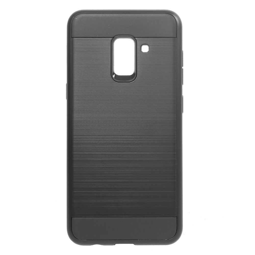 Samsung Galaxy A8 (2018) PC TPU Hybrid Case Brushed Skin