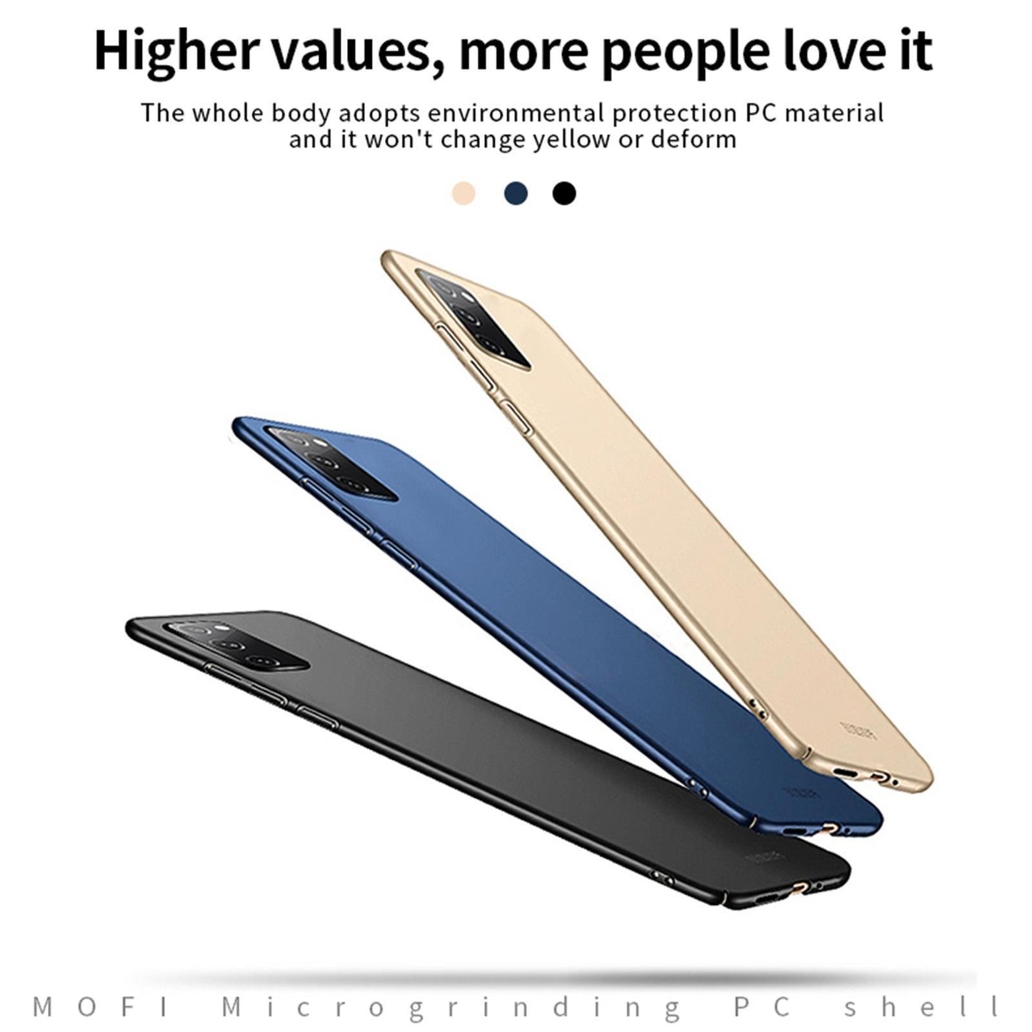MOFI Hard Case für Samsung Galaxy S20 FE ultradünne PC Handyhülle Cover Shell