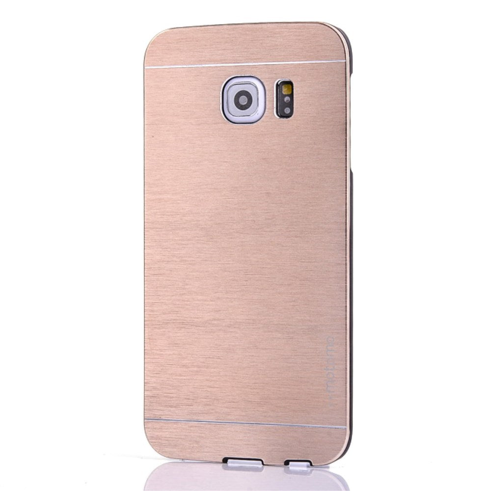 Motomo Hard Case für Samsung Galaxy S6 Edge G925 Aluminium Brushed