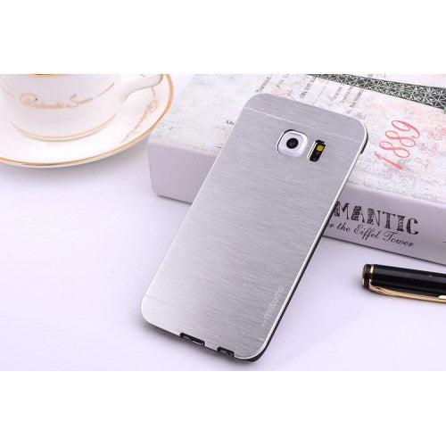 Motomo Hard Case für Samsung Galaxy S6 Edge G925 Aluminium Brushed