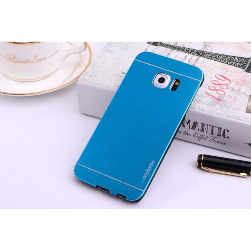 Motomo Hard Case für Samsung Galaxy S6 Edge G925 Aluminium Brushed