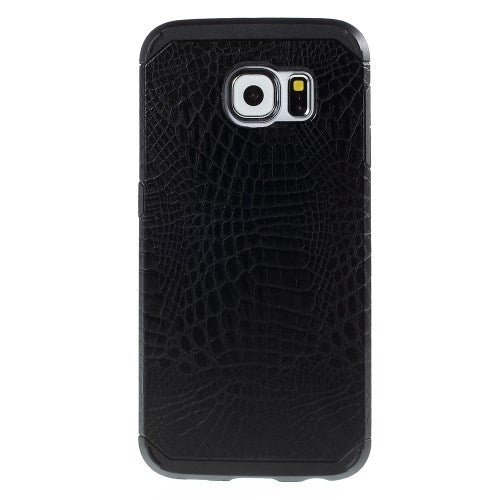Samsung Galaxy S6 G920 TPU Hybrid Case Croco Muster Design
