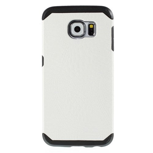 Samsung Galaxy S6 G920 TPU Hybrid Case Croco Muster Design
