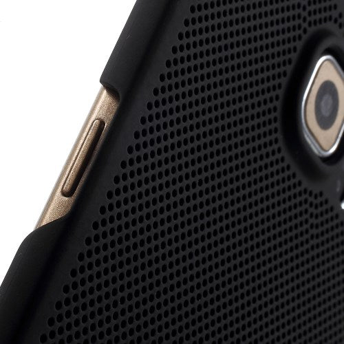 LOOPEE Hard Case für Samsung Galaxy S6 Edge G925 Hollow Mesh Handy Hülle Dünn