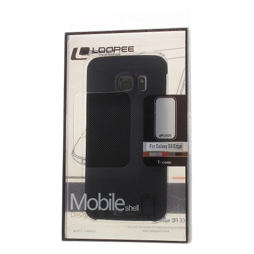 LOOPEE Hard Case für Samsung Galaxy S6 Edge G925 Hollow Mesh Handy Hülle Dünn
