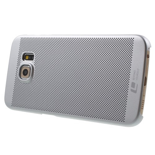 LOOPEE Hard Case für Samsung Galaxy S6 Edge G925 Hollow Mesh Handy Hülle Dünn
