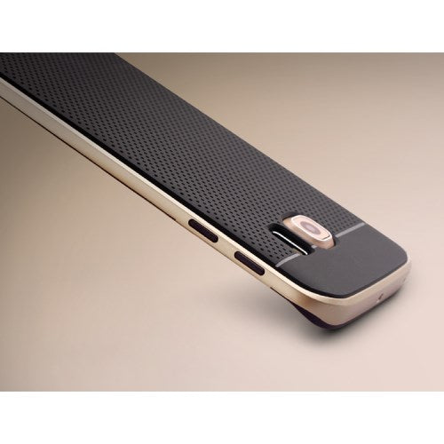 IPAKY TPU Case für Samsung Galaxy S6 Edge G925 Hybrid PC Frame