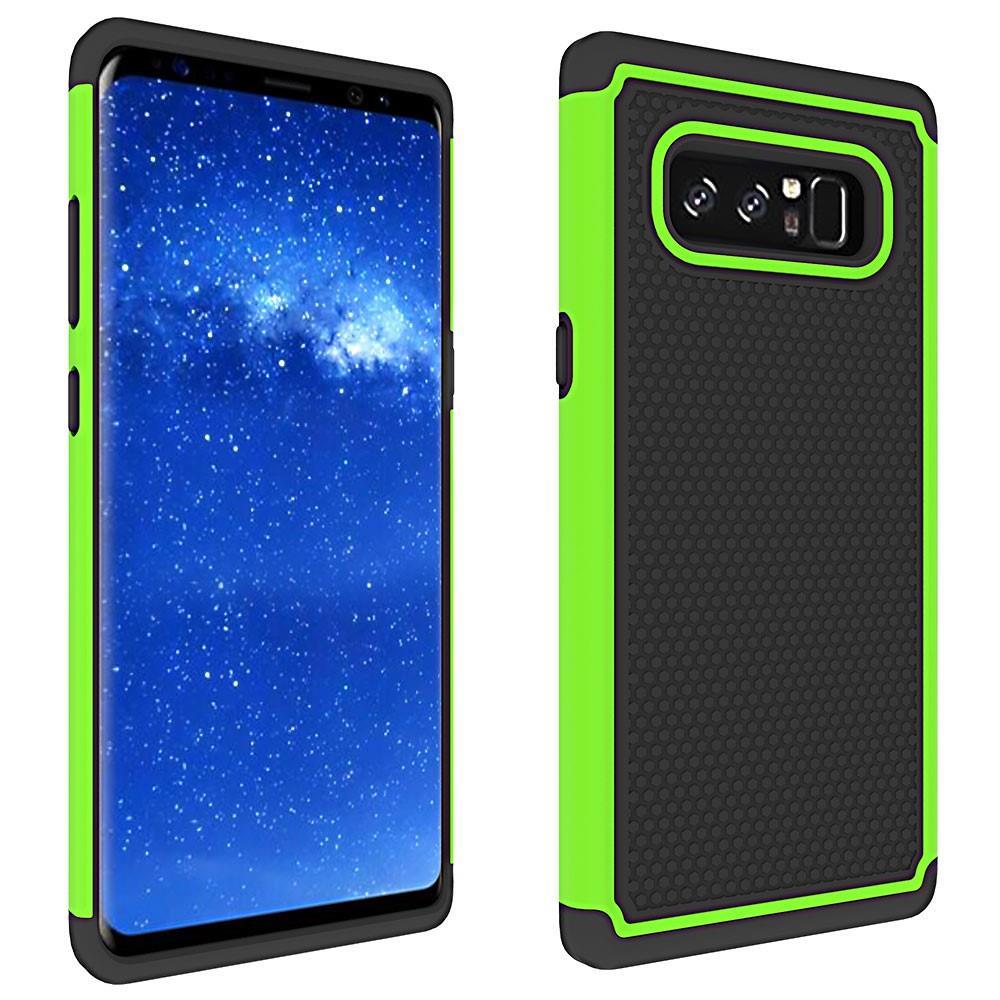 Outdoor Case für Samsung Galaxy Note 8 Hybrid Silikon Football Grain
