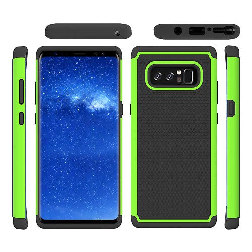 Outdoor Case für Samsung Galaxy Note 8 Hybrid Silikon Football Grain