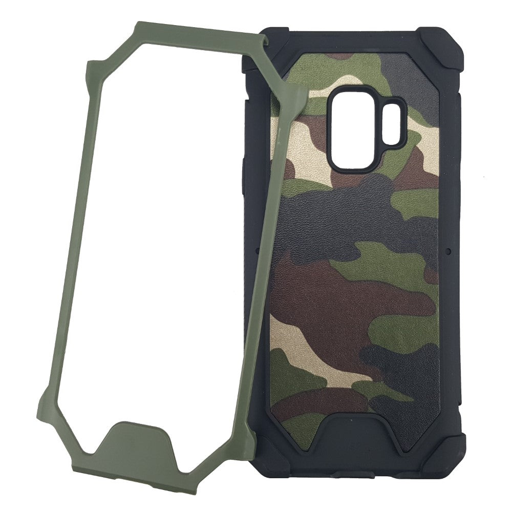 Outdoor Case für Samsung Galaxy S9 G960 TPU Hybrid Camouflage