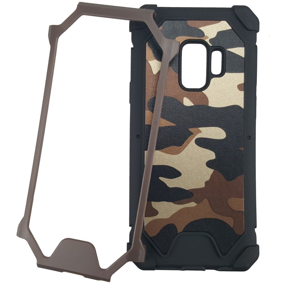 Outdoor Case für Samsung Galaxy S9 G960 TPU Hybrid Camouflage