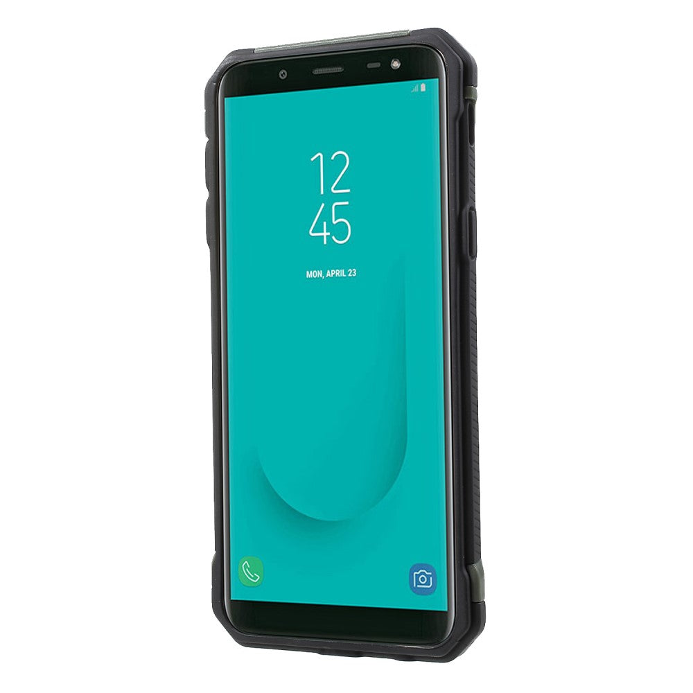 Outdoor Case für Samsung Galaxy J6 (2018) TPU Hybrid Camouflage