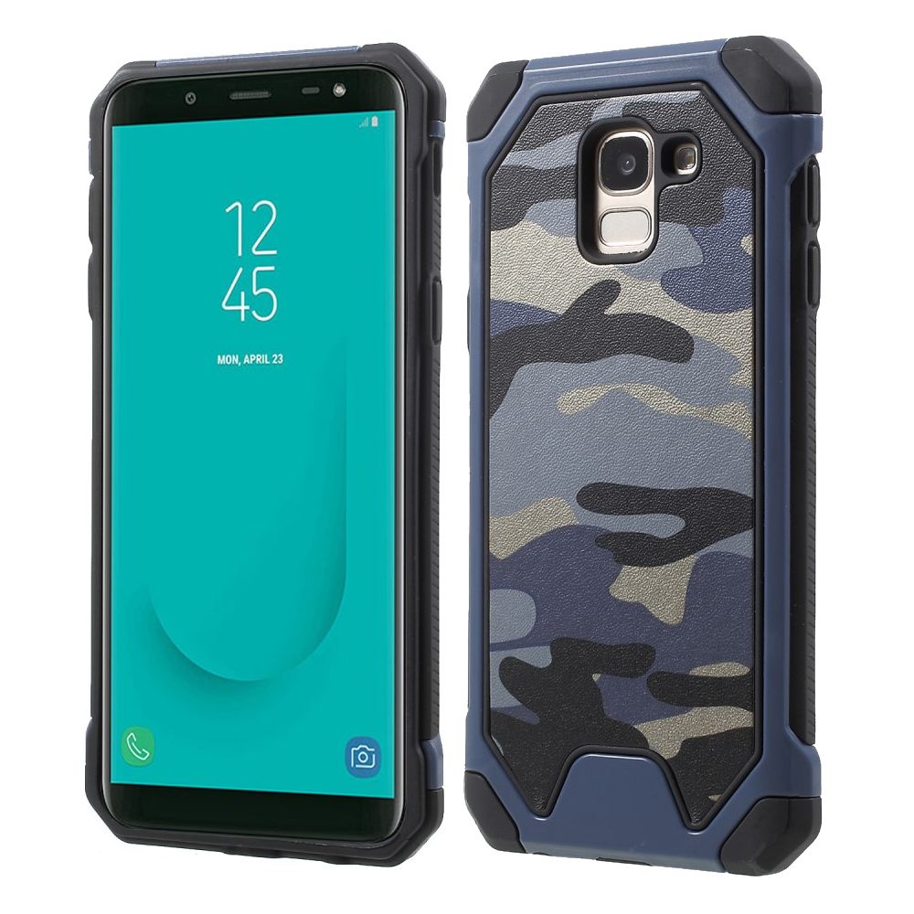 Outdoor Case für Samsung Galaxy J6 (2018) TPU Hybrid Camouflage