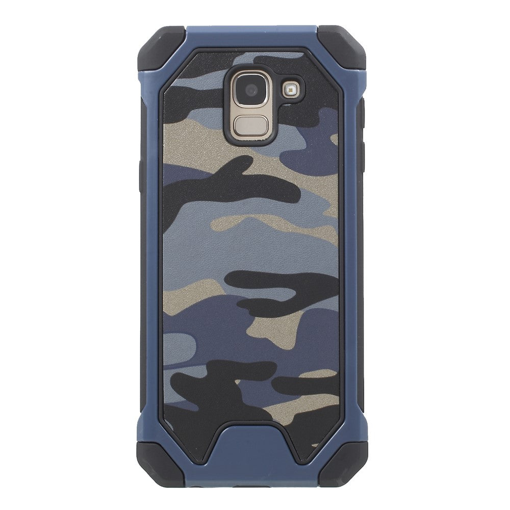 Outdoor Case für Samsung Galaxy J6 (2018) TPU Hybrid Camouflage