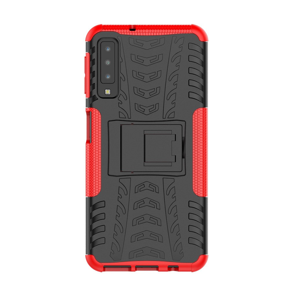 Outdoor Case für Samsung Galaxy A7 (2018) Tire Rutschfest Kickstand