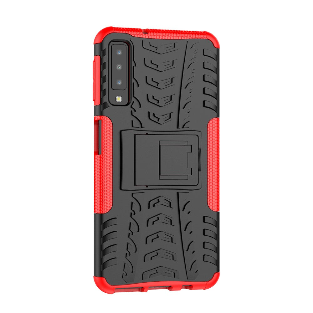 Outdoor Case für Samsung Galaxy A7 (2018) Tire Rutschfest Kickstand