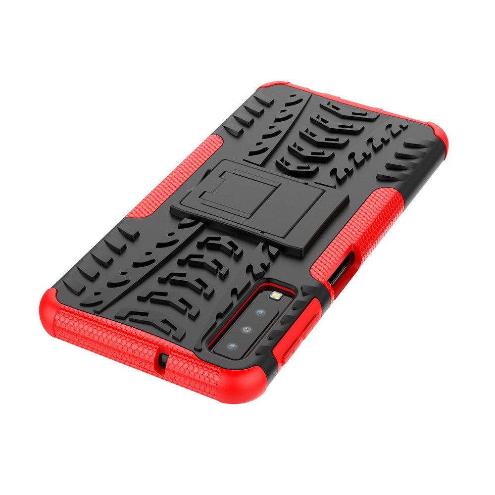 Outdoor Case für Samsung Galaxy A7 (2018) Tire Rutschfest Kickstand