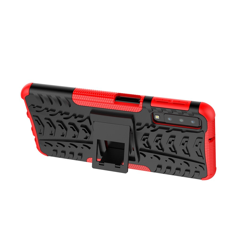 Outdoor Case für Samsung Galaxy A7 (2018) Tire Rutschfest Kickstand