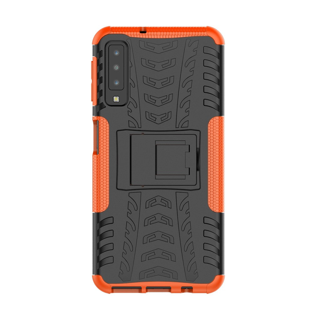 Outdoor Case für Samsung Galaxy A7 (2018) Tire Rutschfest Kickstand