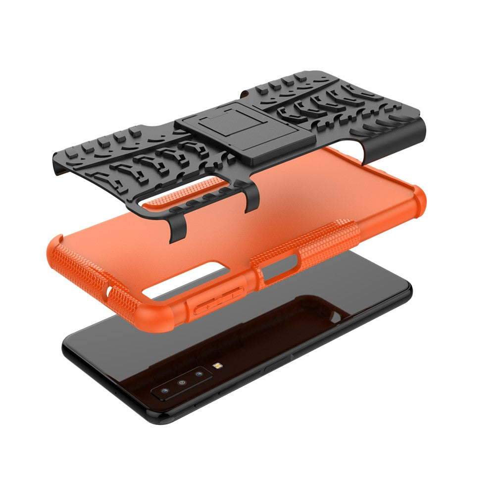 Outdoor Case für Samsung Galaxy A7 (2018) Tire Rutschfest Kickstand