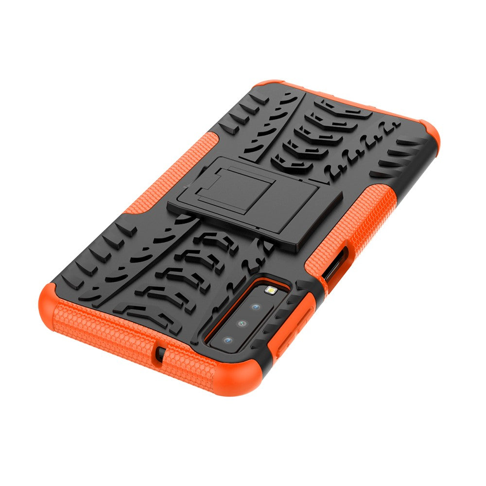 Outdoor Case für Samsung Galaxy A7 (2018) Tire Rutschfest Kickstand