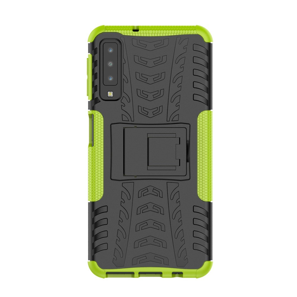 Outdoor Case für Samsung Galaxy A7 (2018) Tire Rutschfest Kickstand