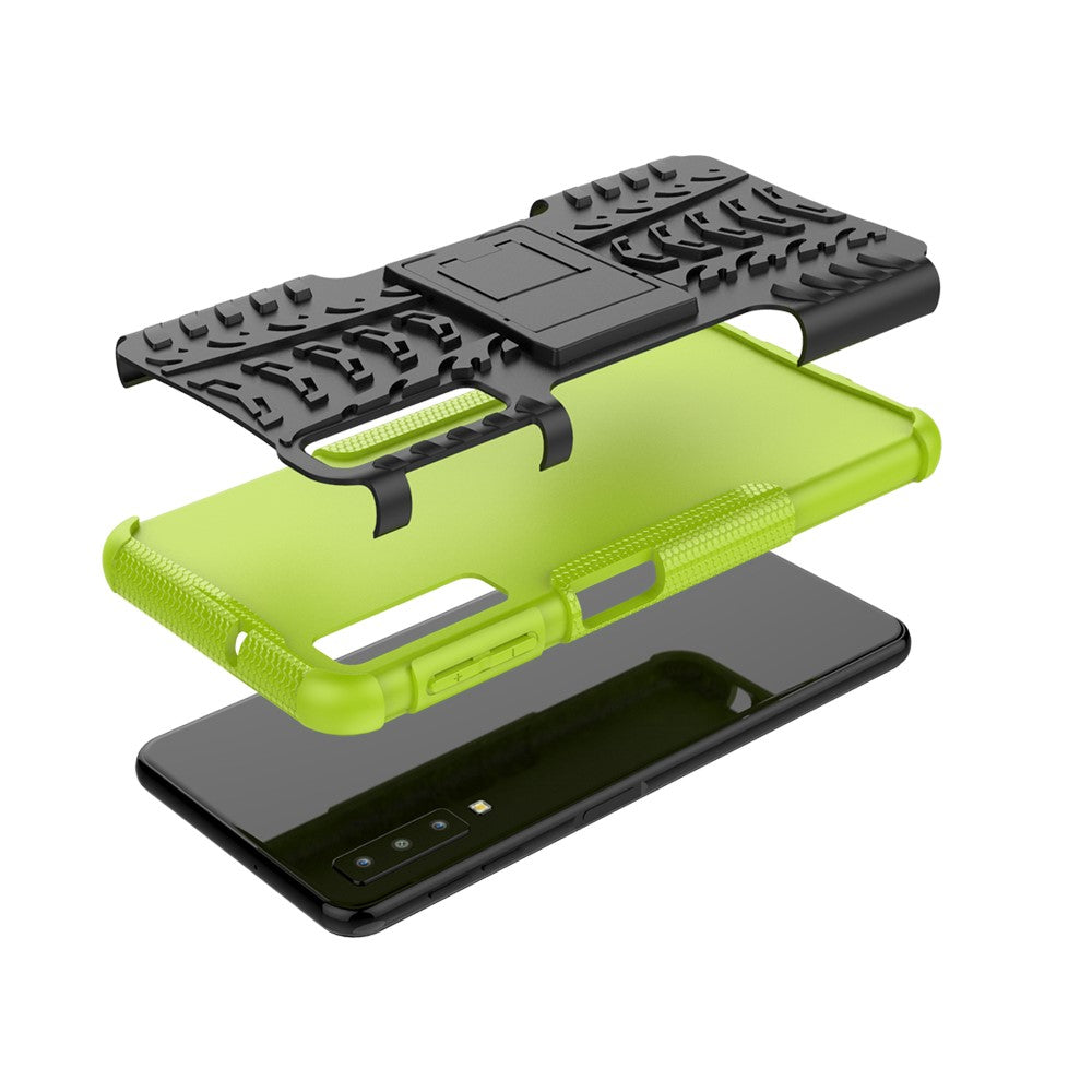 Outdoor Case für Samsung Galaxy A7 (2018) Tire Rutschfest Kickstand