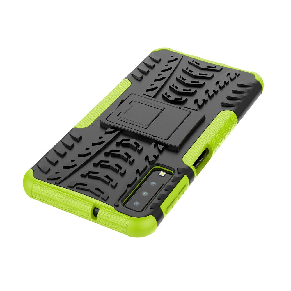 Outdoor Case für Samsung Galaxy A7 (2018) Tire Rutschfest Kickstand
