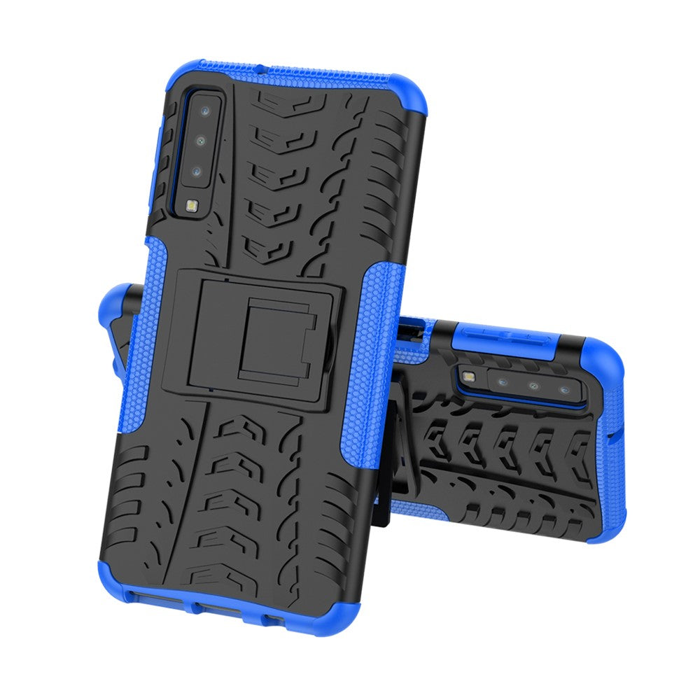Outdoor Case für Samsung Galaxy A7 (2018) Tire Rutschfest Kickstand
