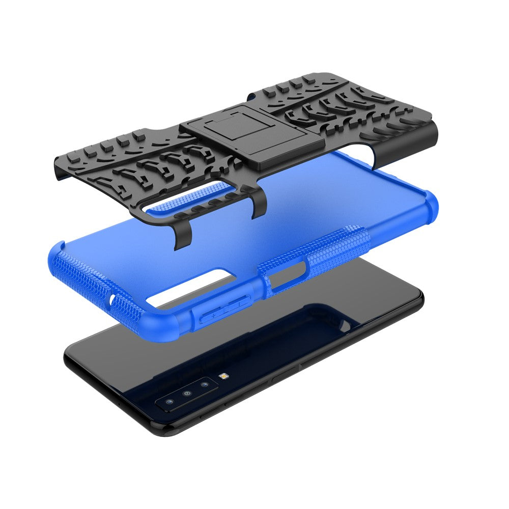 Outdoor Case für Samsung Galaxy A7 (2018) Tire Rutschfest Kickstand