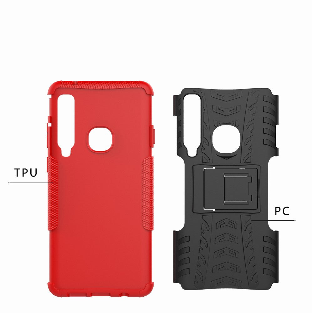 Outdoor Case für Samsung Galaxy A9 (2018) Tire Rutschfest Kickstand