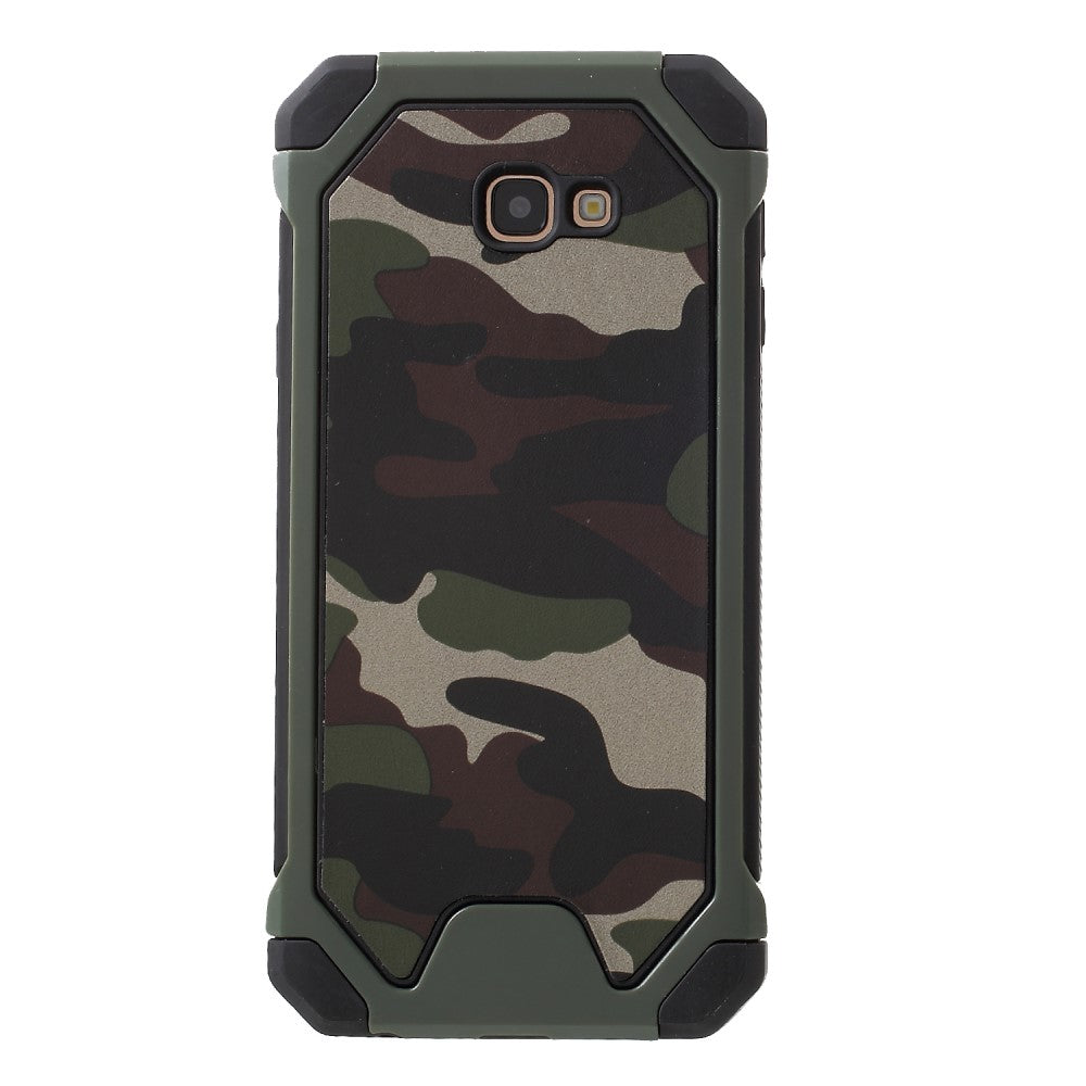 Outdoor Case für Samsung Galaxy J4+ (2018) TPU Hybrid Camouflage