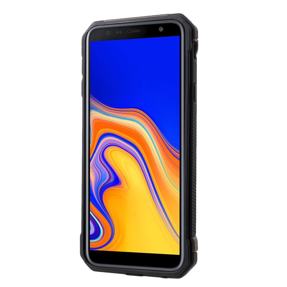 Outdoor Case für Samsung Galaxy J4+ (2018) TPU Hybrid Camouflage