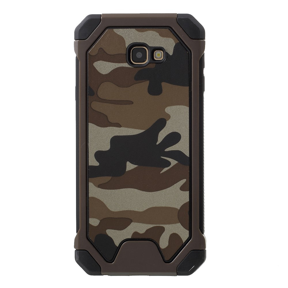 Outdoor Case für Samsung Galaxy J4+ (2018) TPU Hybrid Camouflage