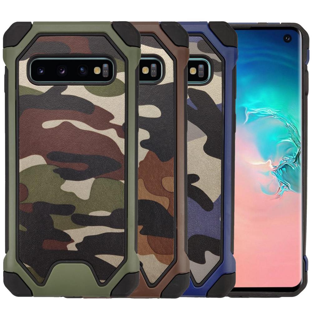 Outdoor Case für Samsung Galaxy S10 TPU Hybrid Camouflage