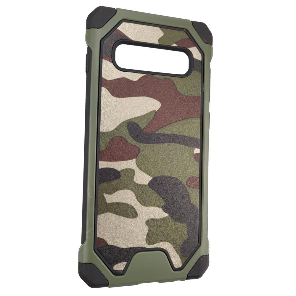 Outdoor Case für Samsung Galaxy S10+ TPU Hybrid Camouflage