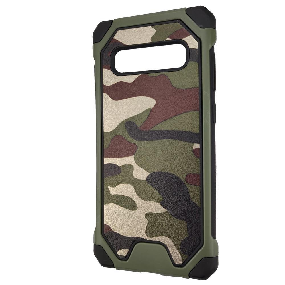 Outdoor Case für Samsung Galaxy S10+ TPU Hybrid Camouflage