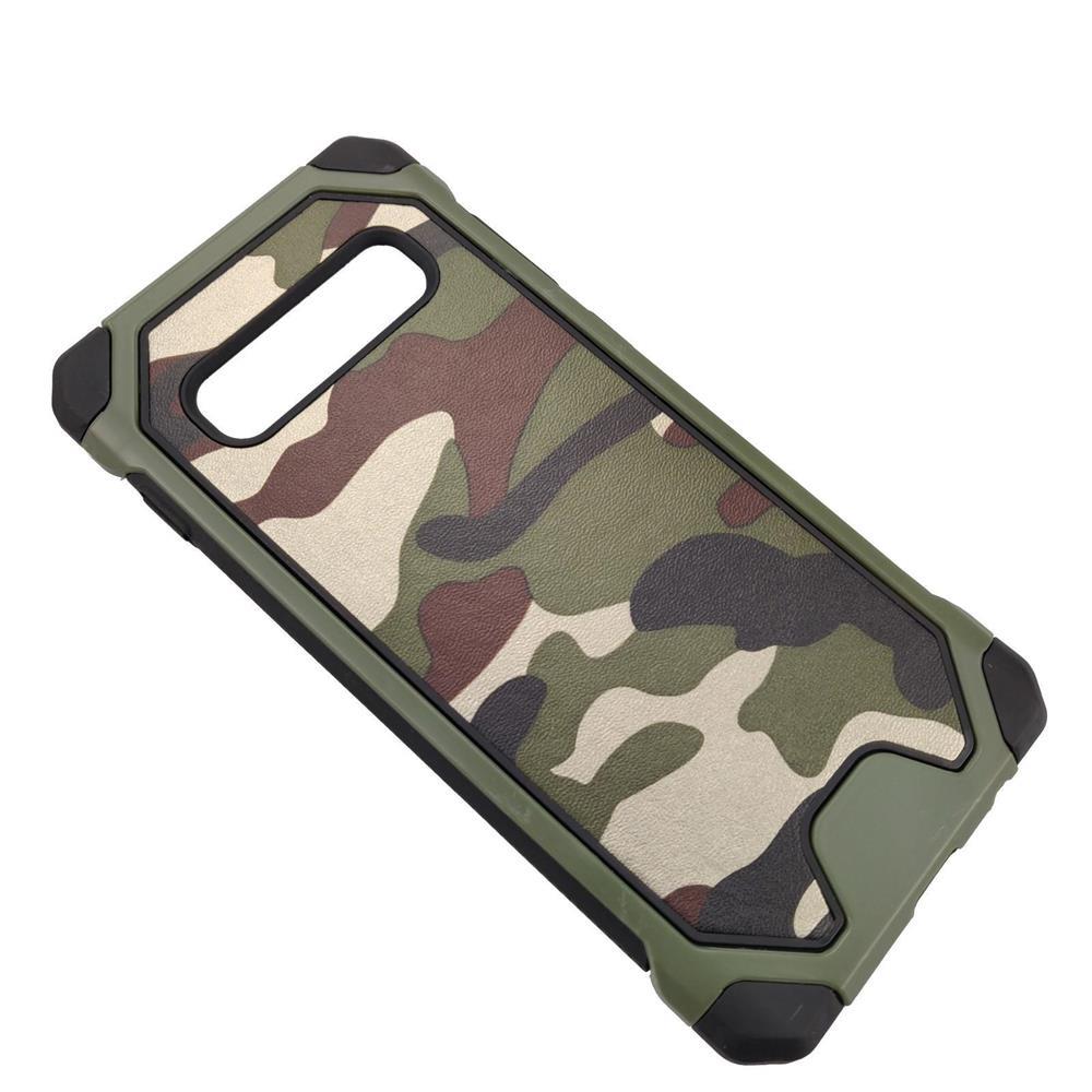 Outdoor Case für Samsung Galaxy S10+ TPU Hybrid Camouflage