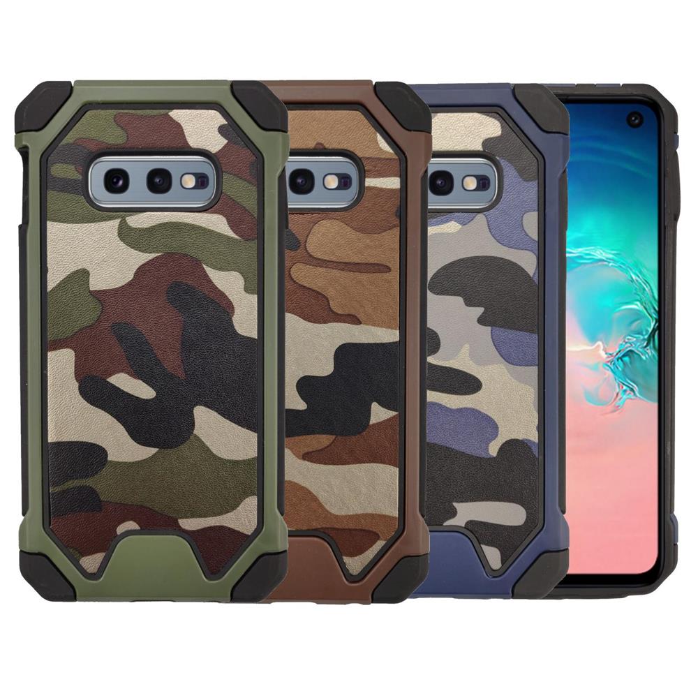 Outdoor Case für Samsung Galaxy S10e TPU Hybrid Camouflage
