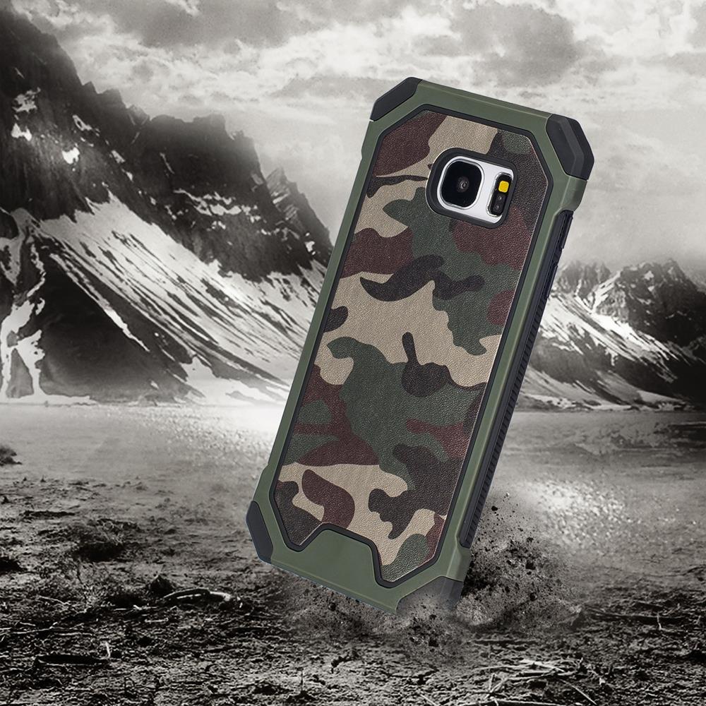 Outdoor Case für Samsung Galaxy S7 Edge TPU Hybrid Camouflage