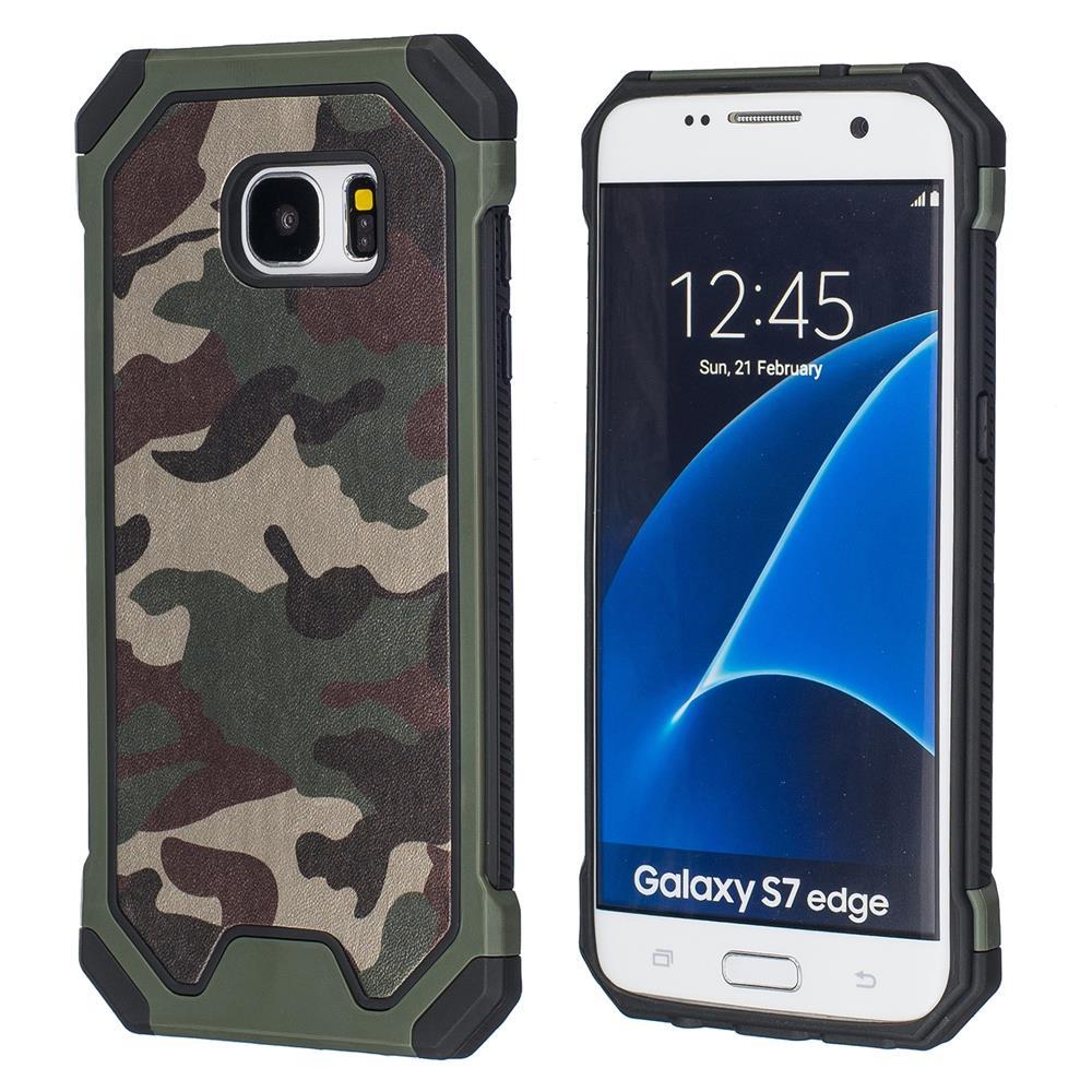 Outdoor Case für Samsung Galaxy S7 Edge TPU Hybrid Camouflage