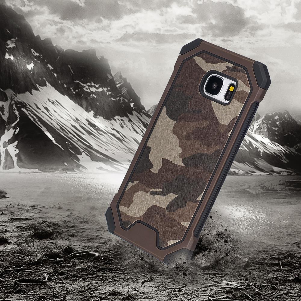 Outdoor Case für Samsung Galaxy S7 Edge TPU Hybrid Camouflage