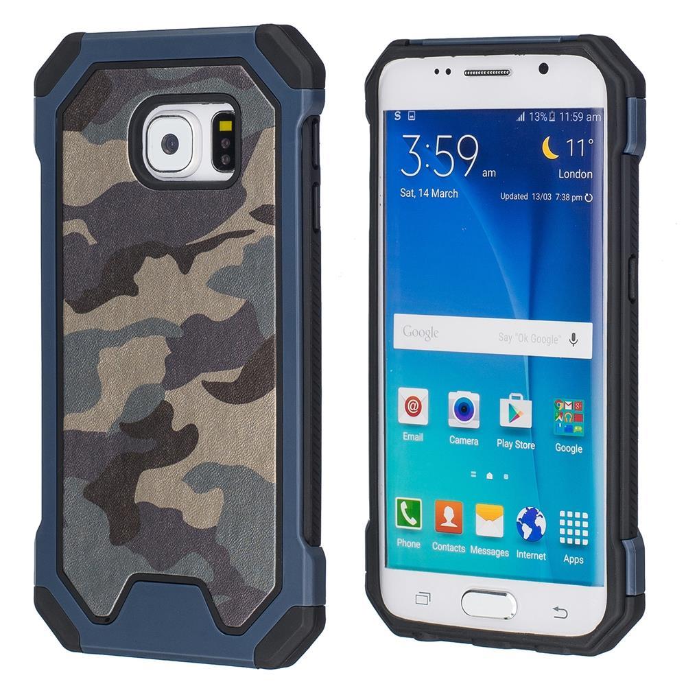 Outdoor Case für Samsung Galaxy S6 Edge TPU Hybrid Camouflage