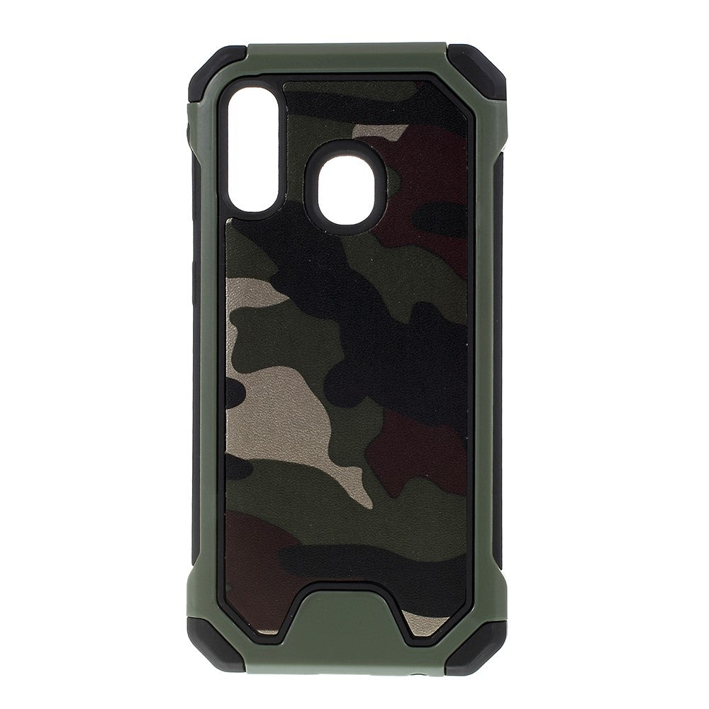 Outdoor Case für Samsung Galaxy A40 TPU Hybrid Camouflage