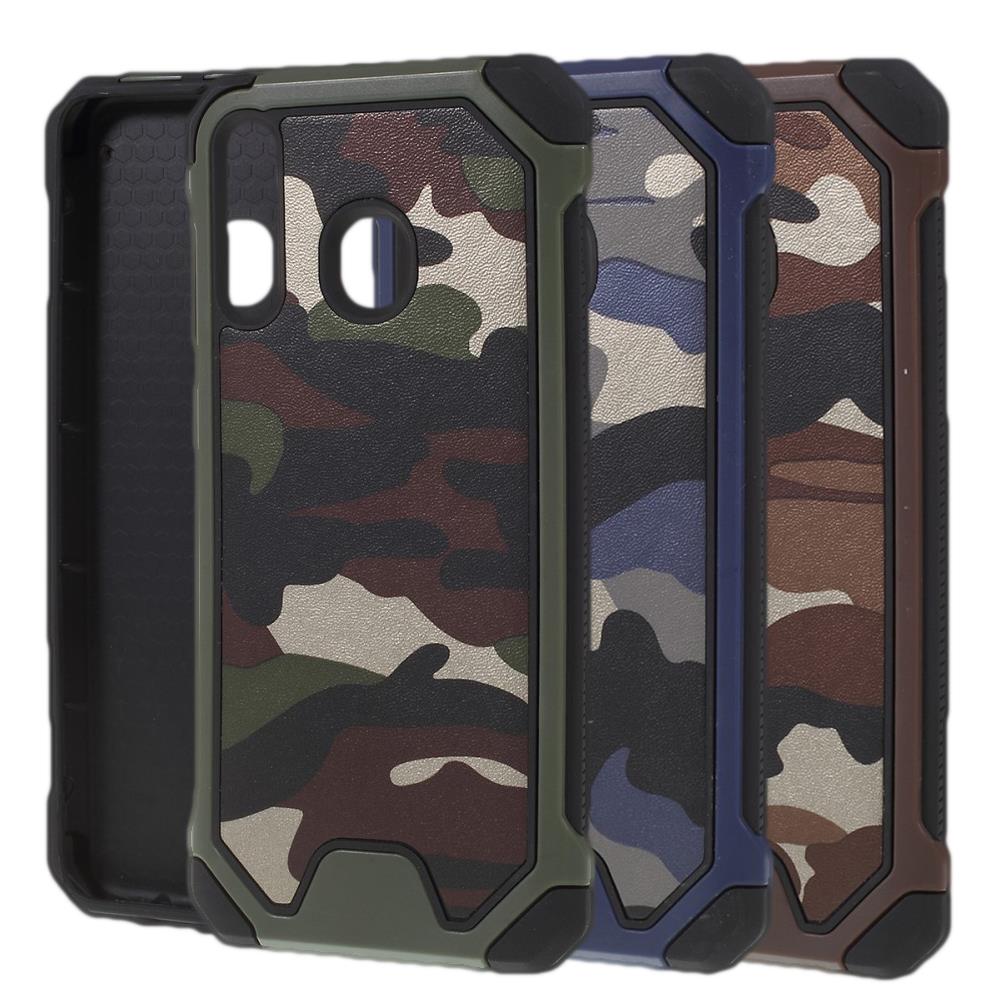 Outdoor Case für Samsung Galaxy A50 TPU Hybrid Camouflage