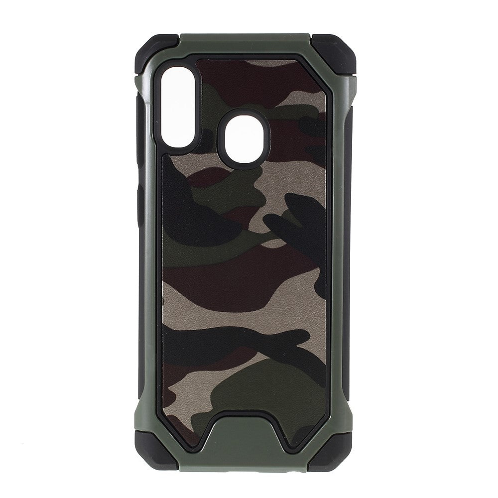 Outdoor Case für Samsung Galaxy A20e TPU Hybrid Camouflage