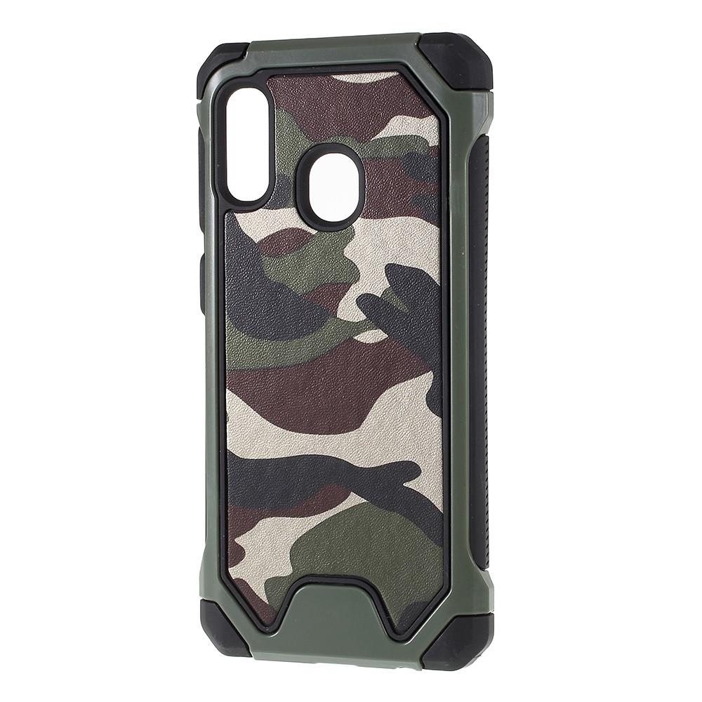 Outdoor Case für Samsung Galaxy A20e TPU Hybrid Camouflage