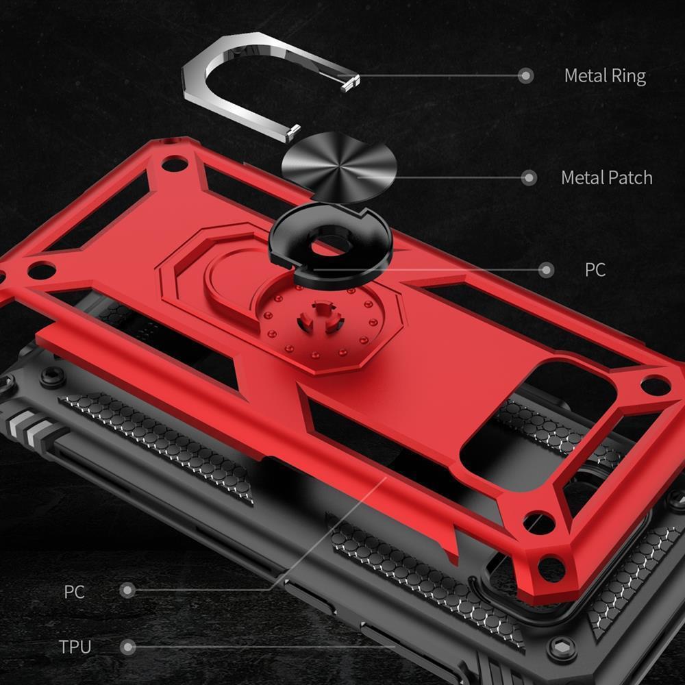Outdoor Case für Samsung Galaxy S8 TPU Hybrid Sergeant Armor Metall Ring Hülle