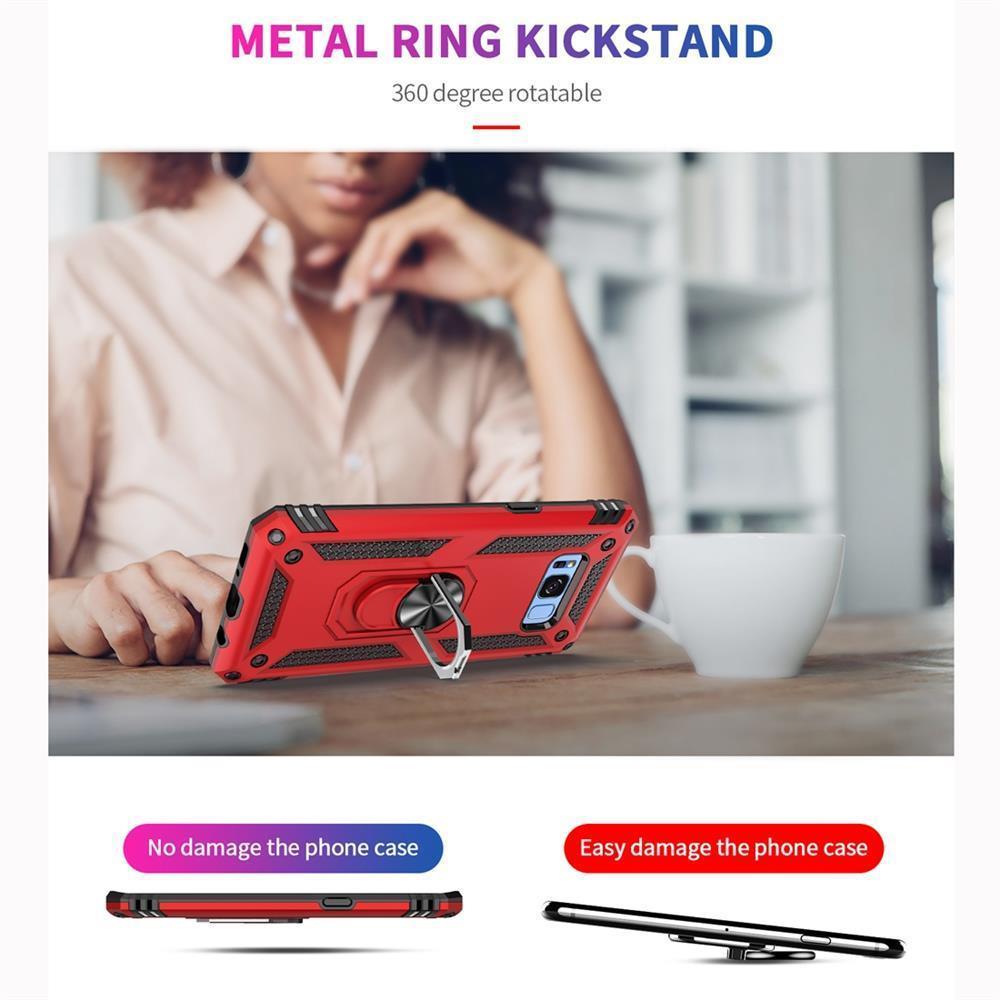 Outdoor Case für Samsung Galaxy S8 TPU Hybrid Sergeant Armor Metall Ring Hülle